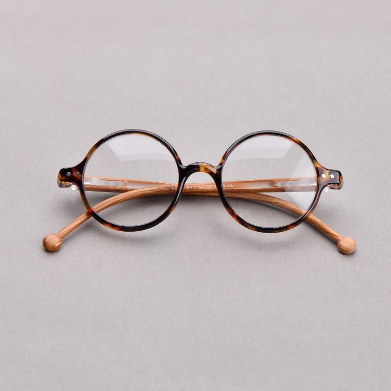 Retro-Lesebrille mit rundem Rahmen, Anti-Blaulicht-Brille, gefälschter Rahmen + 0 bis + 3,5, leichtes Lesegerät