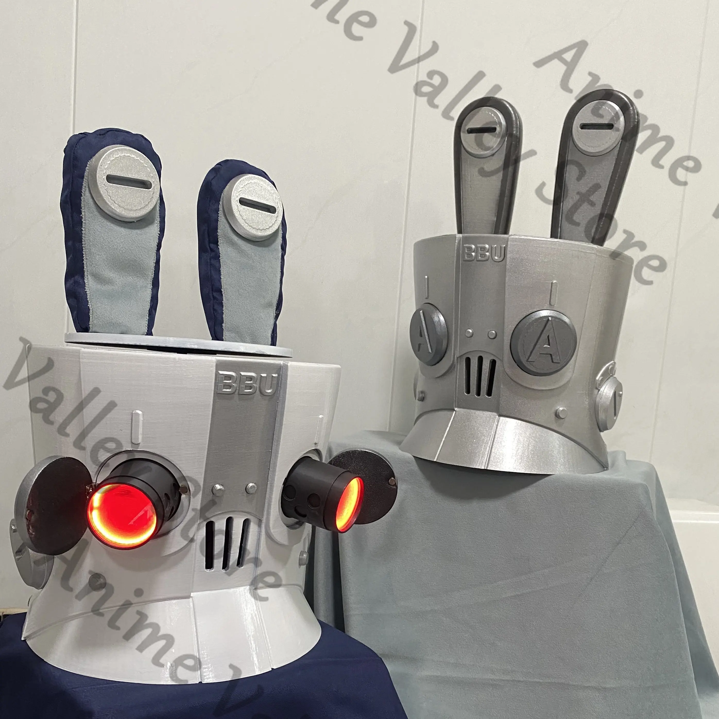 Anime Zenless Zone Zero Norma ‌ Gorra Luminosa Móvil de Cosplay con Orejas de Dibujos Animados Giratorias, Accesorio para Halloween y Exposiciones de Cómics