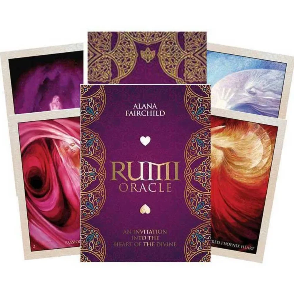 Cartas del Oráculo de Rumi, Esoterismo de Alana Fairchild, Adivinación Esotérica, Ángel Azul