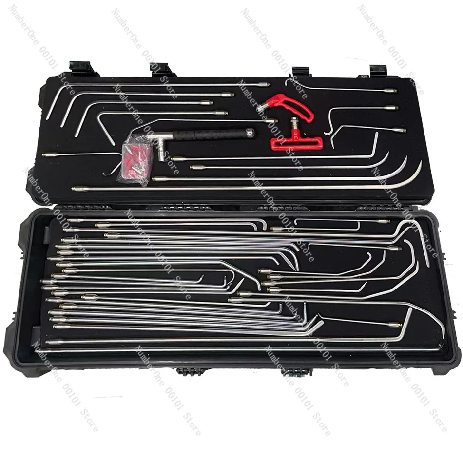 

Car Depression Repair 45-piece Set Quick Removal Hook Set Pit Sheet Metal Replaceable Handle Replacement Head Bar Tool