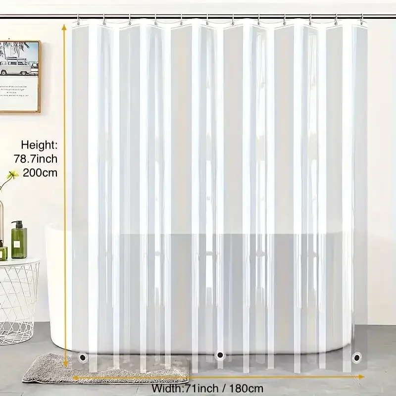 1 st doorzichtige douchegordij - Shower Curtain Liner recensie en prijs
