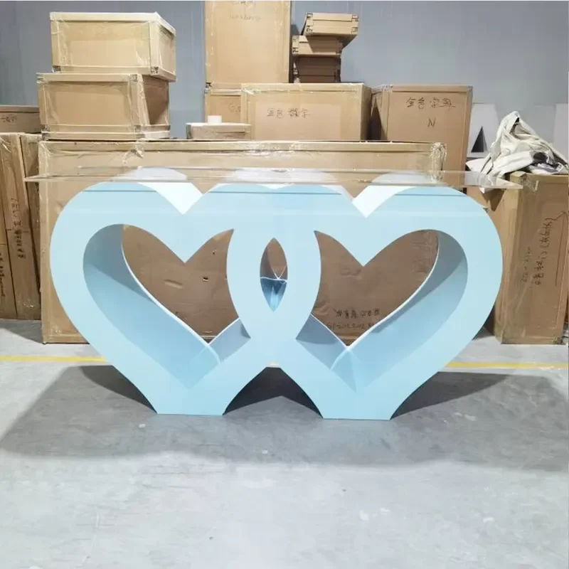 Wedding Candy Float Display Cabinet Mobile Booth Cart Decoration Supplies for Party Event Sweet Table Stand Showcase Storage