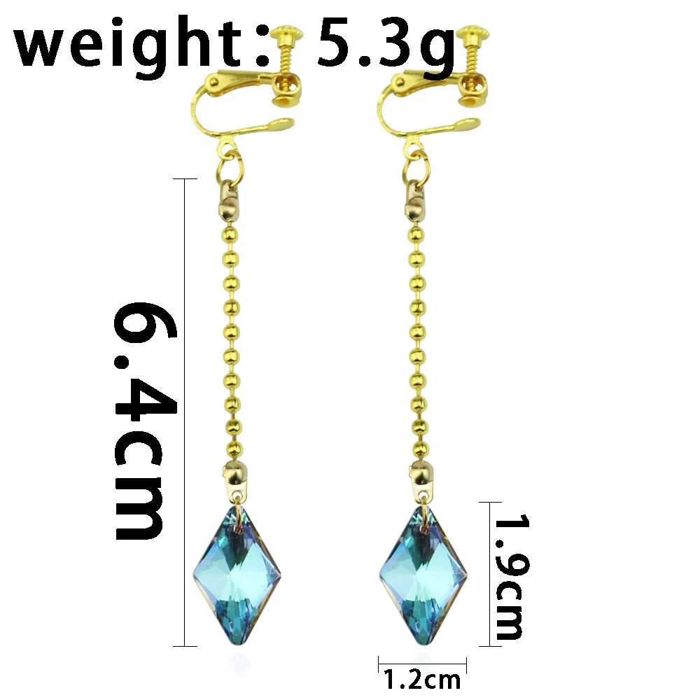 Kurapika Kurta تأثيري قرط كبس لا ثقب ياردروب أنيمي هنتر x هنتر إسقاط أقراط للنساء الرجال المجوهرات هدية الكريسماس