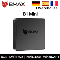 Bmax Mini Pc B1 Mini Windows11Pro 8Gb Ram 128Gb Rom N4000 Micro Desktop Computer Dual- Band Wifi Mini Pc