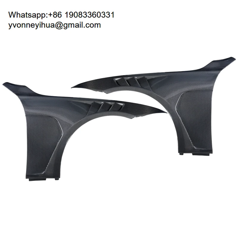 

Пара передних крыльев из карбона в стиле GTS для BMW M2 F80, M3 F82, M4. Карбоновые передние боковые крылья для автомобиля.