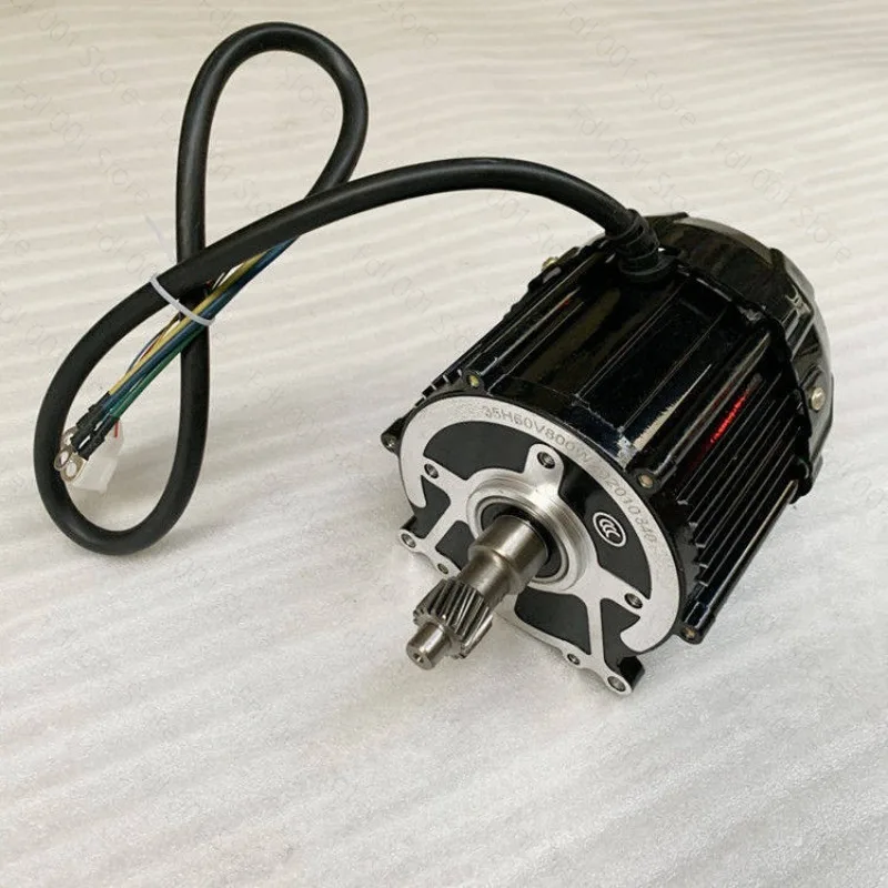 High-Power Electric Tricycle Motor 60V72V800W 1200W General Pure Copper 5-Hole 16-Tooth Motor
