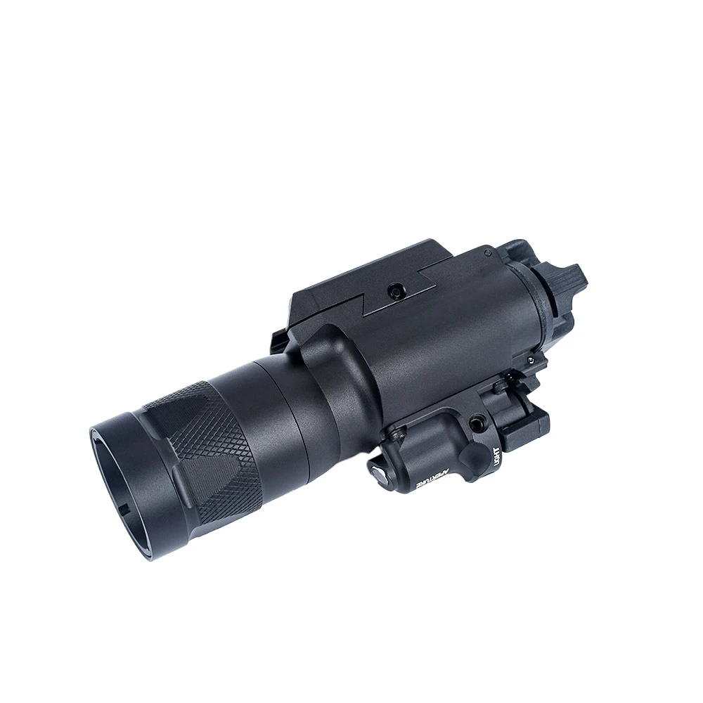 

400V flash type bottom hanging outdoor tactical red laser LED flashlight