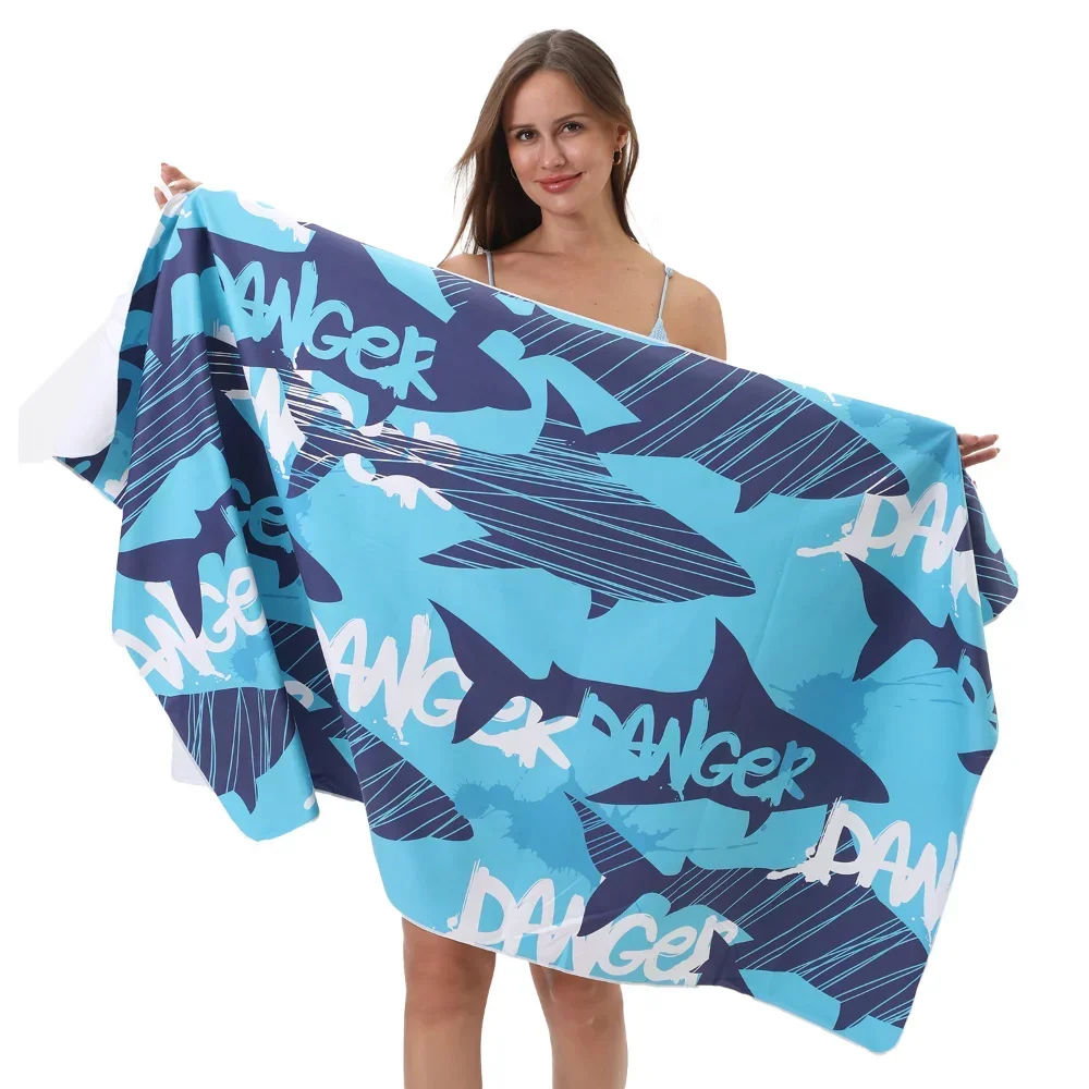 Portable Quick-drying Beach Towel Absorbent Sports Towel_voghion.com