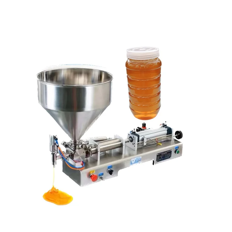 

Factory Price Semi-automatic Honey Peanut Butter and Jelly Horizontal Paste Filling Machine