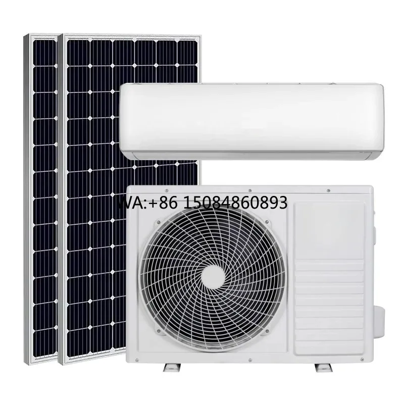 24000 Btu Plug-n-Cool Hybrid Solar Mini-Split Heat Pump, AC/DC Compatible, Easy DIY Installation For Vehicles