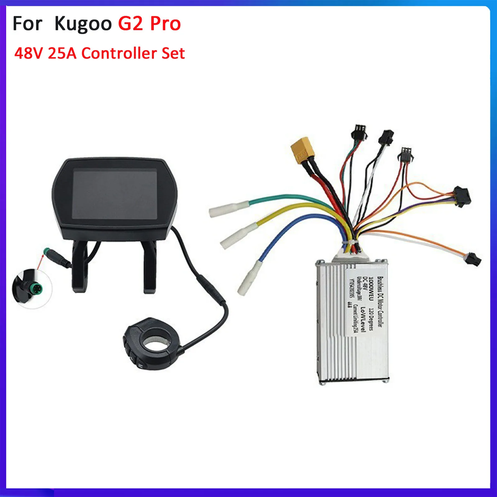Elektroroller-Motorsteuerung und Armaturenbrett-Kit für Kugoo G2 Pro LCD-Display 48V 25A 1000W Kickscooter Ersatzteile – Detail 1
