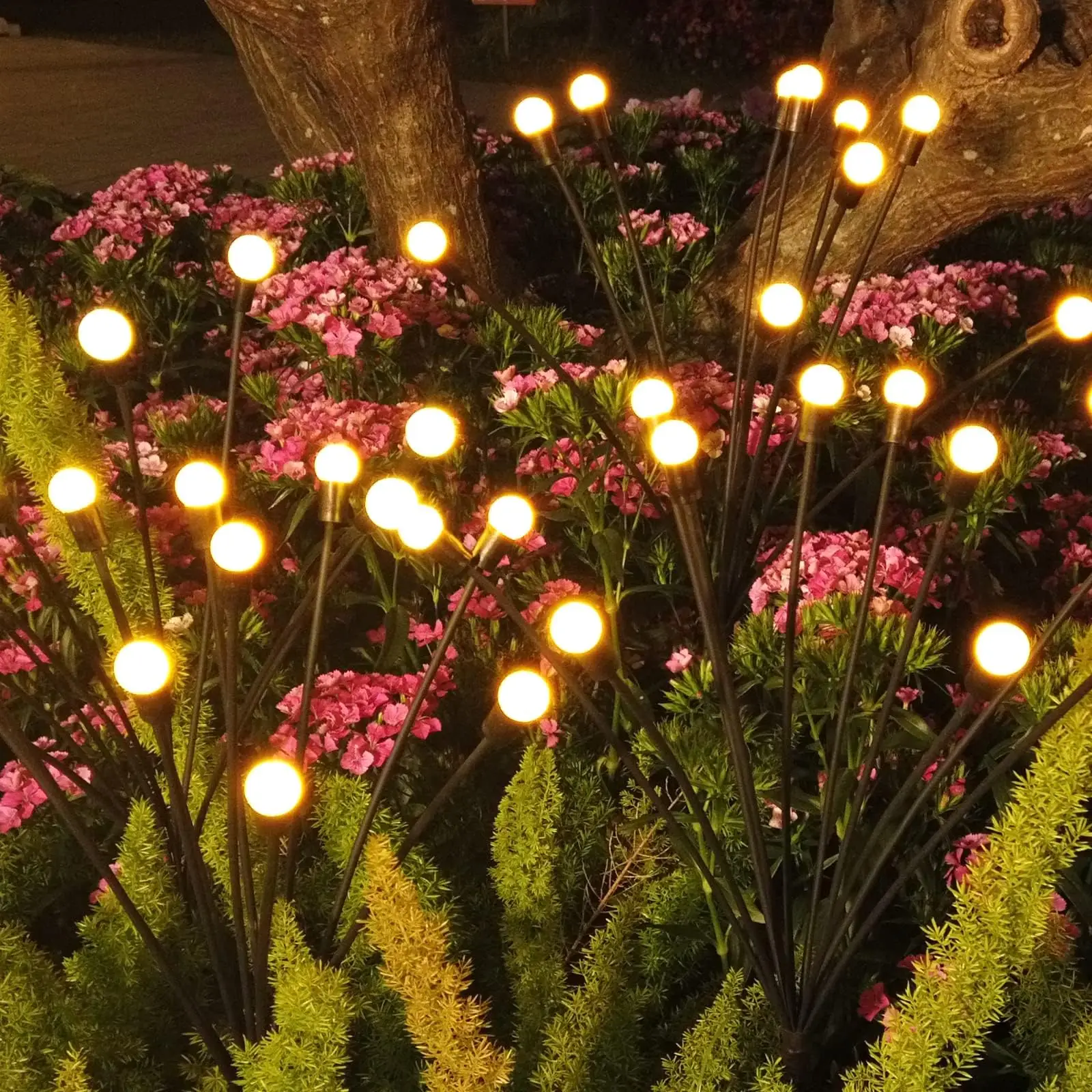 

Solar Garden Light 6/8/10 LED New Firefly Lights Solar Outdoor Waterproof Solar Swaying Light for Yard Patio Garden Decor