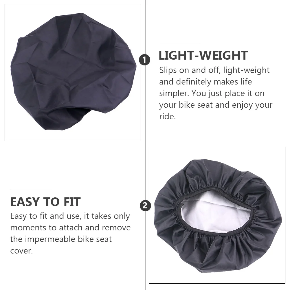 

5 Pcs Rain Cover Waterproof Bicycle Seat Cushion Wide Bike Padded Protector Toddler