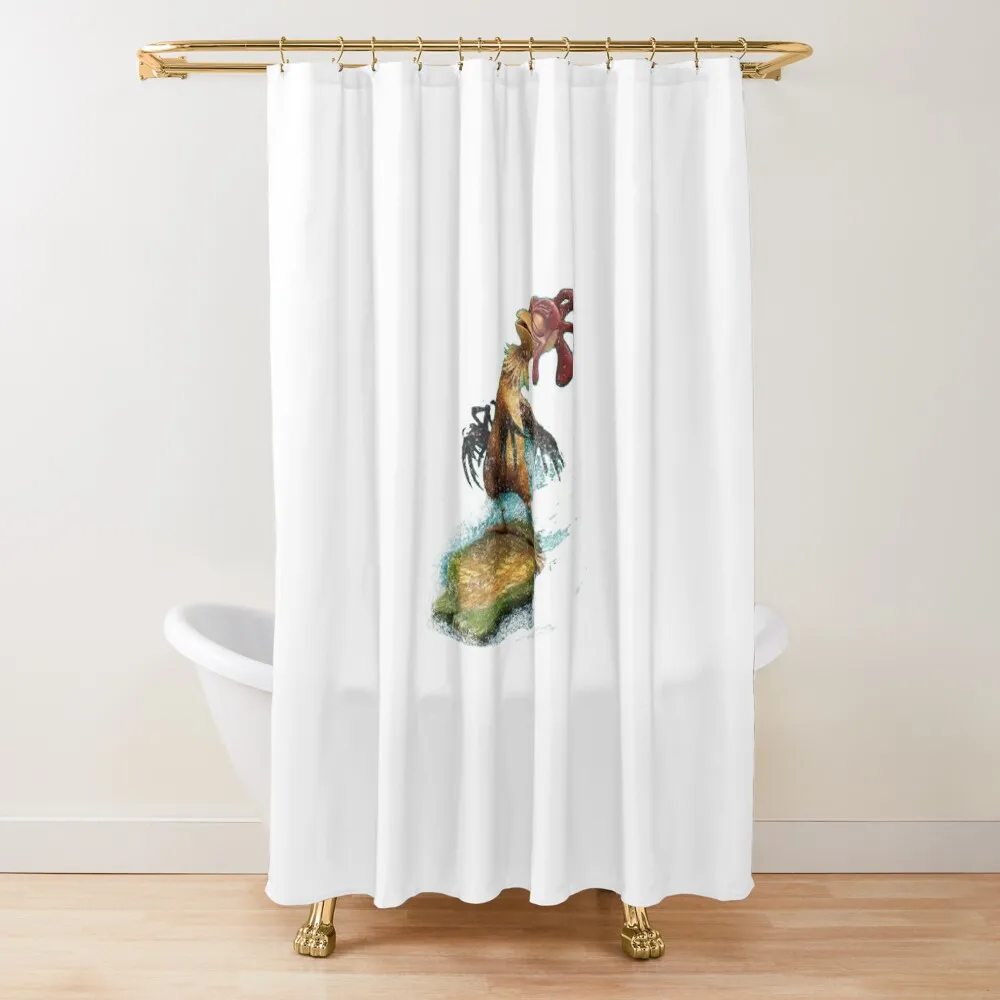 

Chicken Joe Classic Surf T-Shirt Shower Curtain Bathroom Showers Bathtub Bathroom Accessories Shower Set Curtain