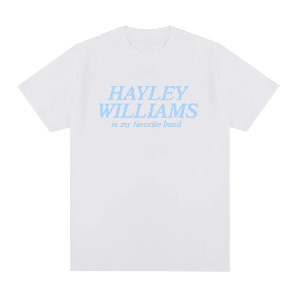 My Favorite Band Tee - Water's Fine Summer Hayley Williams's Same Style Tee-shirt Korean Style High Quality 100%Cotton Camisetas