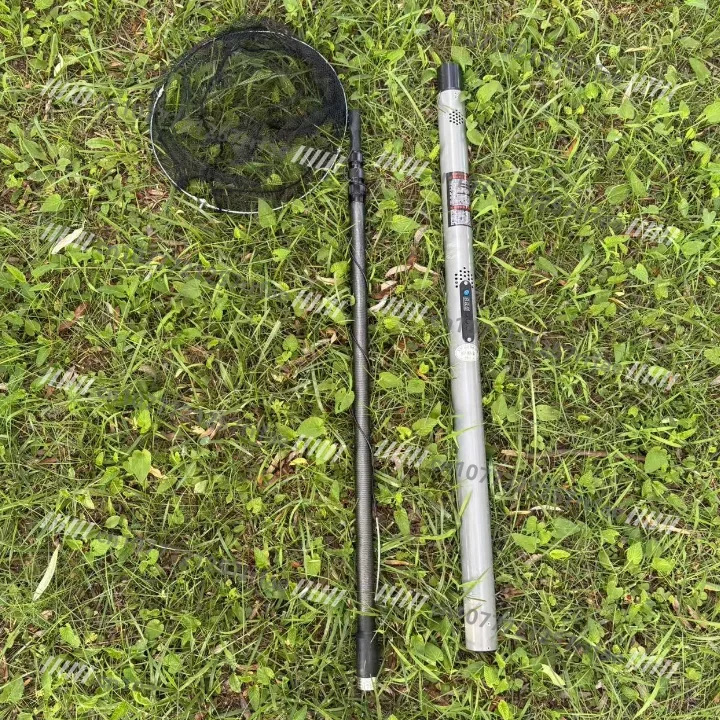 Ultra-light carbon rod foldable 4.2 meters fishing tackle portable retractable floor net