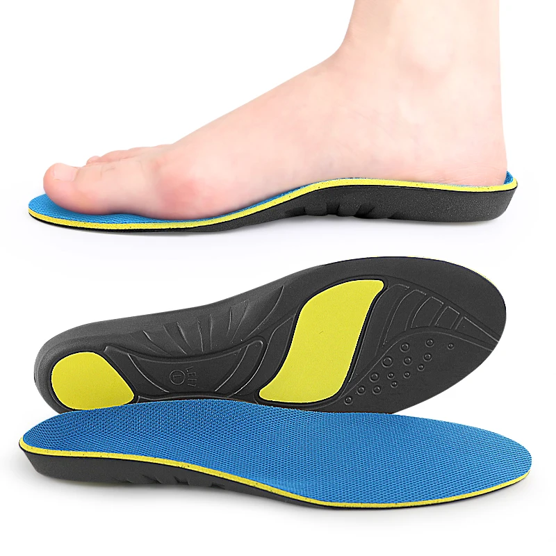

EVA mesh insole for men and women arch support sweat wicking breathable shock-absorbing pressure relieving sports insoles