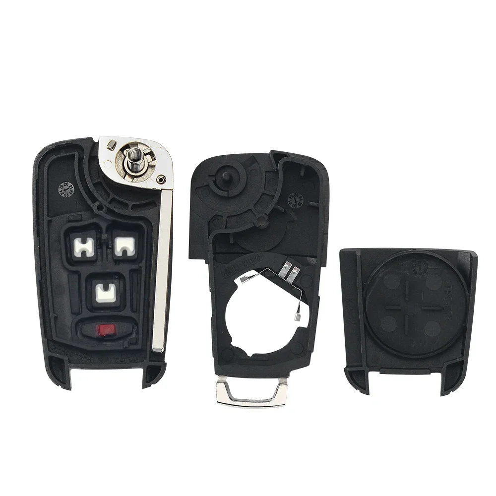 KEYYOU 20 piezas carcasa de llave remota de coche con tapa para Chevrolet Cruze Epica Lova Camaro Impala para OPEL Astra J Corsa Insignia E Insignia