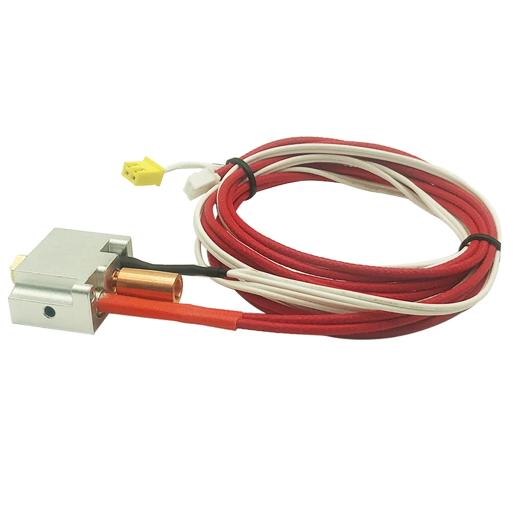 HzdaDeve High Quality Heating Block 24V 60W Cartridge Heater NTC 100K Thermistor Temp Sensor for Flsun V400 Delta 3D Printer Ext