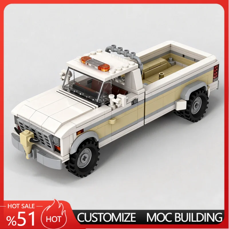 

NEW 499 Parts Heavy Duty Pickup Truck MOC Building Customize Blocks Model DIY Assembly Educational Toy Birthday Festival Gifts