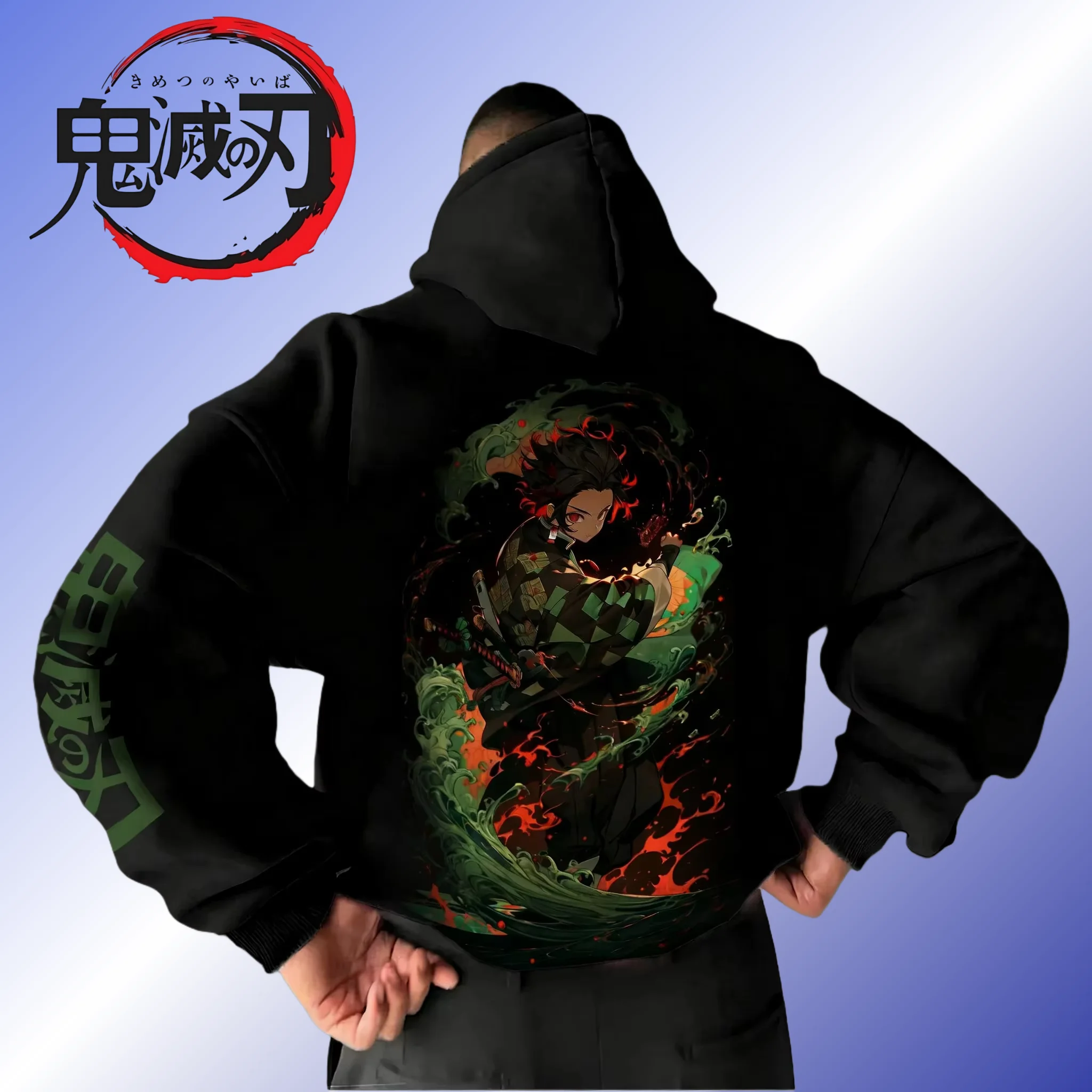 

Demon Slayer Anime Autumn_Winter Zipper Hoodie 2025 Men's New Kamado Tanjirou Colorful Ins Casual Loose Streetwear Top Unisex