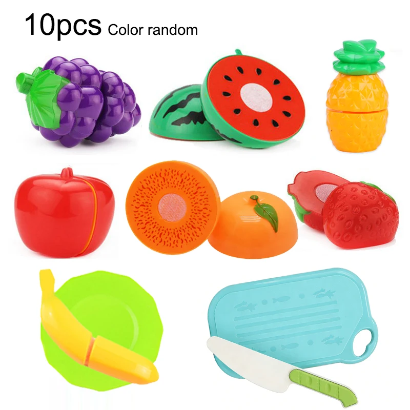 Kinder Rollenspiel Obst-Schneidespiel Simulationsküchen-Spielzeug Pizzazubereitung Gemüse Kochset Mädchen Interaktives Spielzeug Geschenk – Detail 6