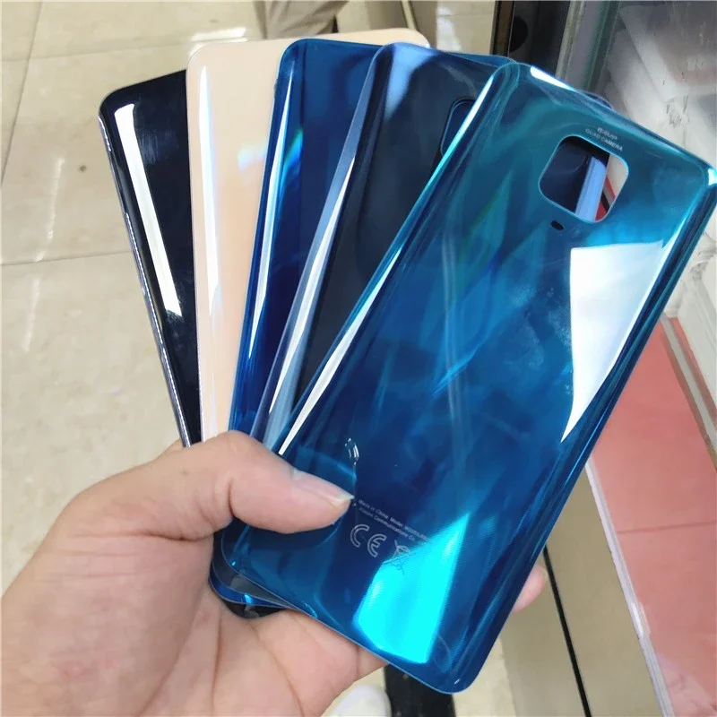 For Redmi Note 9S / Note 9 Pro Max Battery Cover Door Rear Glass Housing Case Back Replace (64MP CAMERA)