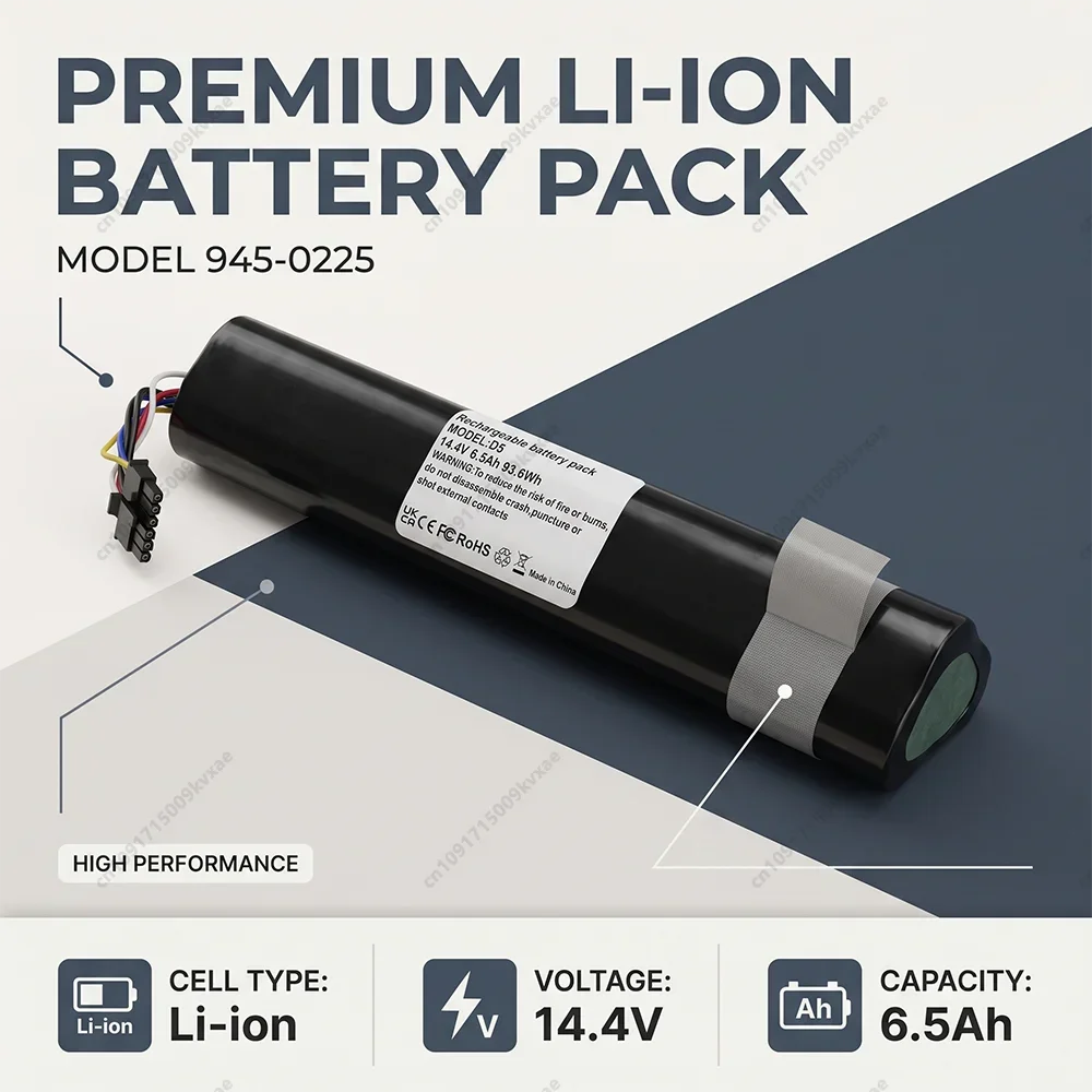 14.4V Rechargeable Li-ion Battery Pack for Neato Botvac D3 D5 D7 Series Sweeping Robot Cleaner Replacement 945-0266