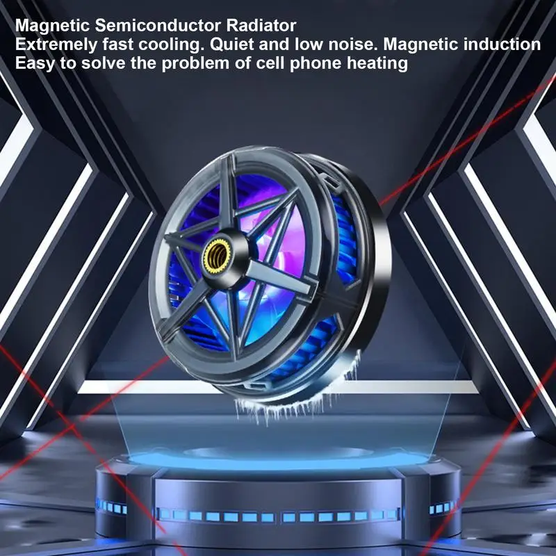 Mobile Phone Radiator For Mobile Phone Magnetic Fan Semiconductor Mobile Phone Cooler Gaming Cooler Mobile Phone