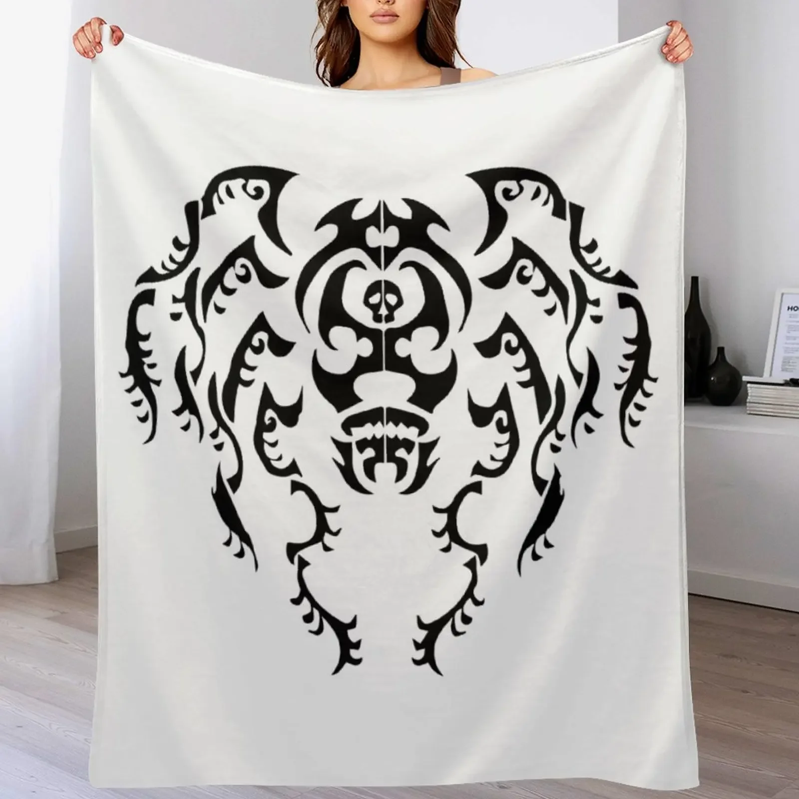 

Ran and Rindou Haitani chest Tattoo, Simple design Throw Blanket Fuzzy Plush Throw Blanket for Sofa Chair