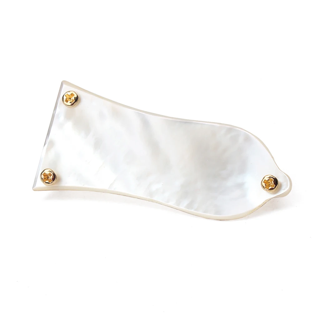 

White Shell Electric Guitar Truss Rod Cover 1.74Mm Thickness 3 Holes Fit For Electric Bass Instrument Parts Accessory