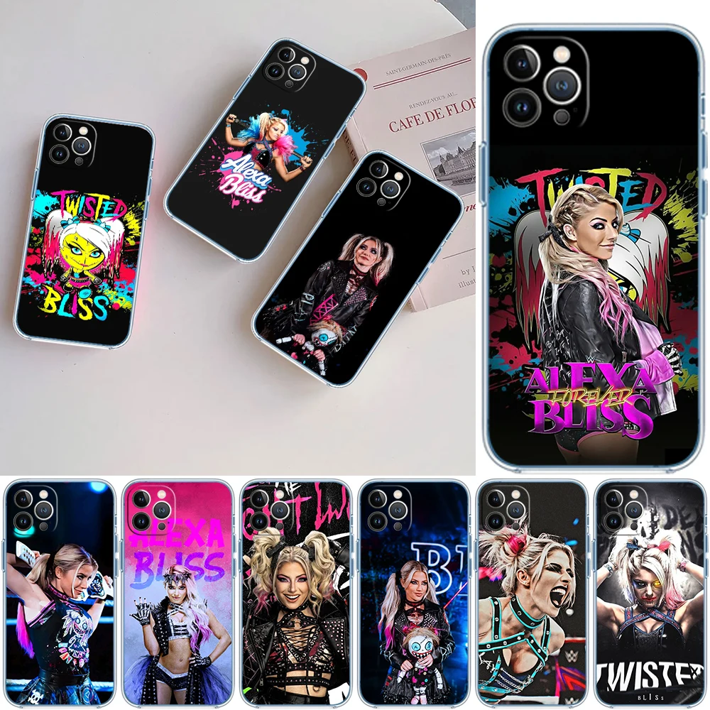 Coque de téléphone transparente LO3 Alexa Bliss pour LG K22 K30 K40 K40S K41 K42 K50 K50S K51 K51S K52 K61 K62 K71 K92 Q60 Q61 V40 V50 V60
