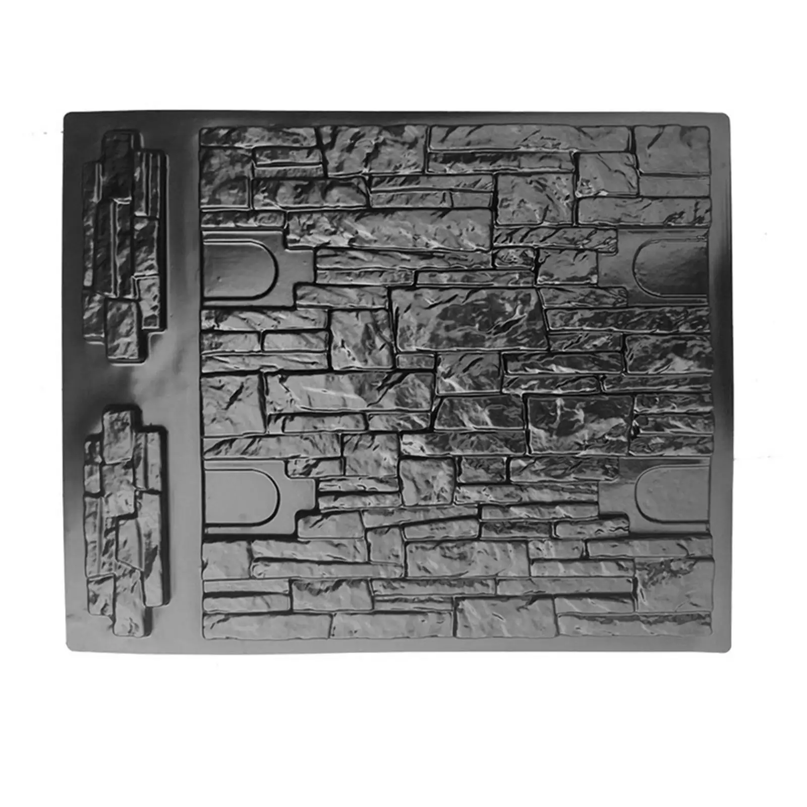 Wall Concrete Molds 3D ABS Plastic Stone Brick Plaster Tile Maker Mould for Decorative Cement Path - view 4