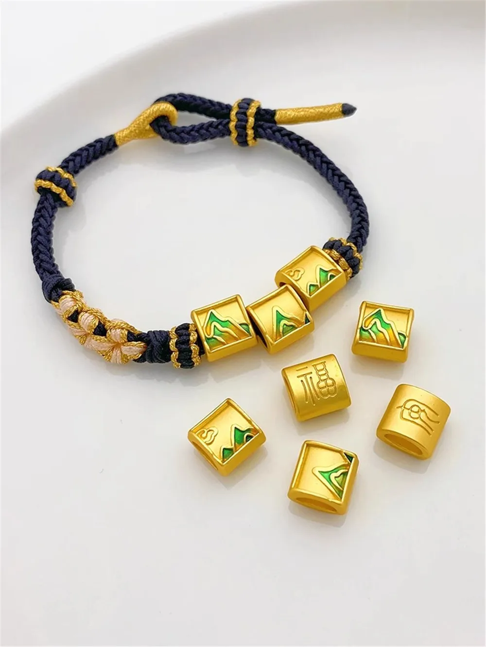 

Ancient France Wind Thousands Miles Away Beads Are Separated By Hand Diy Bracelets Beaded Jewelry Materials and Accessories L294