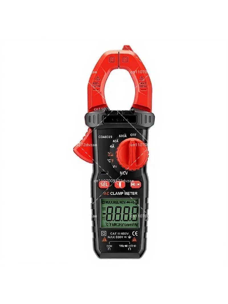 Digital Clamp Meter Multimeter High Precision AC/DC Amp Ohm Volt Tester Auto-Ranging Anti-Burn