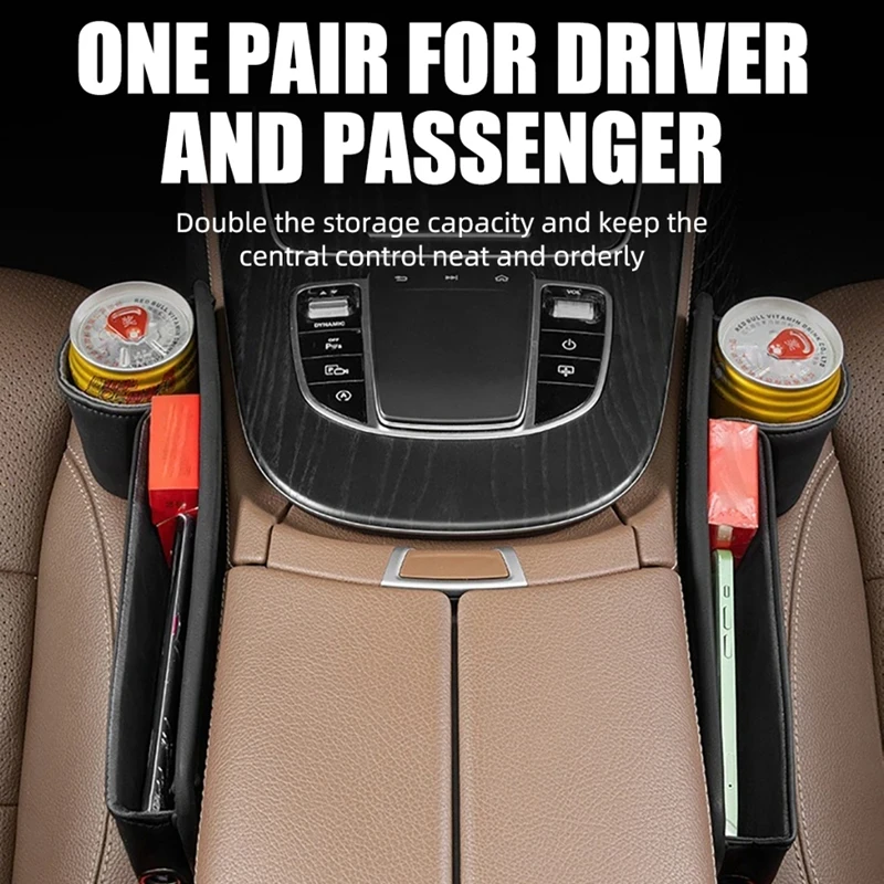 Car Seat Gap Organizer Storage Box Pocket Universal Wallet Keys Card Cup Phone Holder Auto Interior Accessories view 4