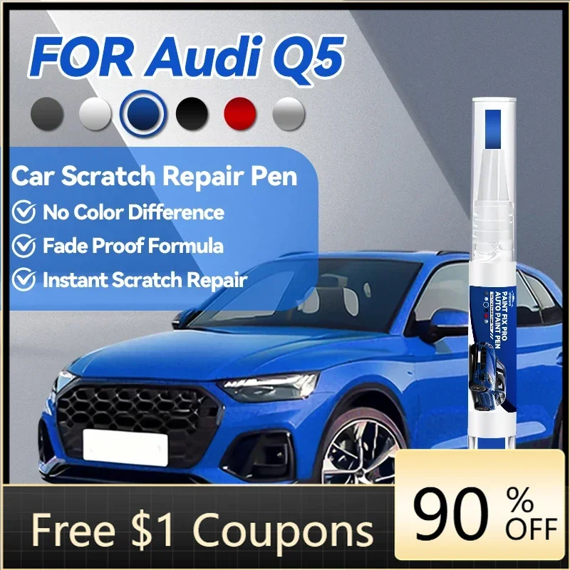 

Tool Car Accessories For Audi Q5 2008-2025 8R FY Paint Repair Pen Touch Up Scratch Remover DIY Auto Accessories Black White B