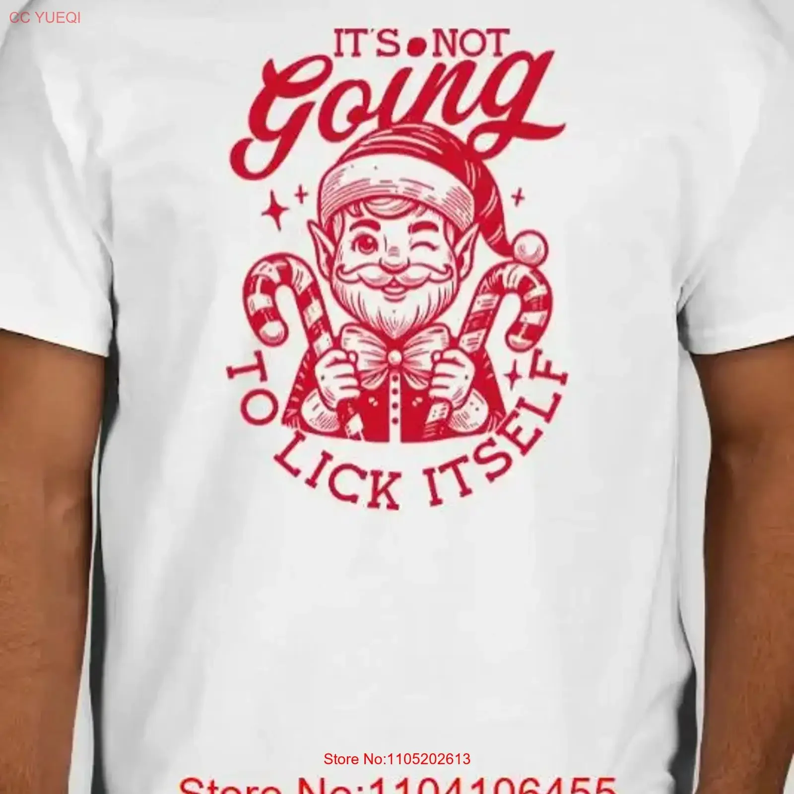 

Футболка It's Not Going To Lick Itself, забавная футболка с надписью Sarcastic Christmas S 3XL, винтажная стираная модная уличная одежда с графическим рисунком для дома