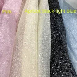 Tessuto in filato a bolle multicolore spesso lucido abito da sposa designer di stoffa abbigliamento abbigliamento all'ingrosso per materiale da cucito fai da te