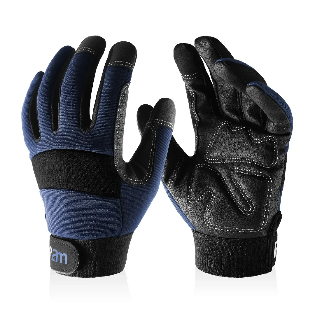 

1 Pair High Dexterity Work Gloves for Men and Women - Touch Screen Compatible, Excellent Grip for Multipurpose Use