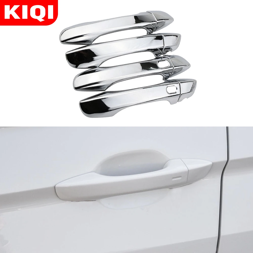 

For Kia Sportage KX5 QL 2016 2017 2018 8pcs Chrome Side Door Handle Cover Catch Trim Silver Molding Sticker Styling