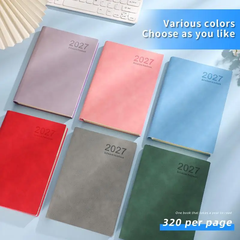 New Portable 2027 Planner 365 Days Agenda Book Efficiency Schedule Notebook For School Office Work