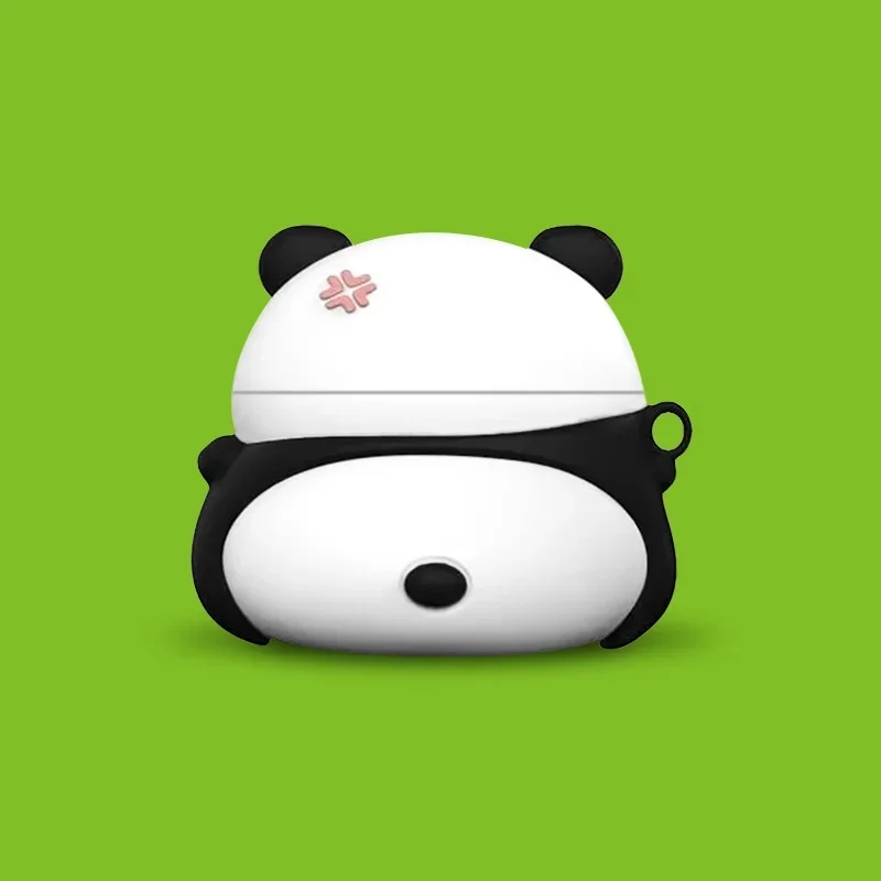 For Samsung Galaxy Buds FE Case Galaxy Buds2 Pro Silicone Soft Case Cute Panda Bell Piggy Samsung Galaxy Buds 2 / Buds Pro Cover