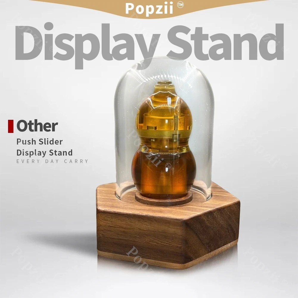 

Calabash Fidgeting Toys Wooden EDC Display Stand Frame Cool Gadget EDC Table Ornament