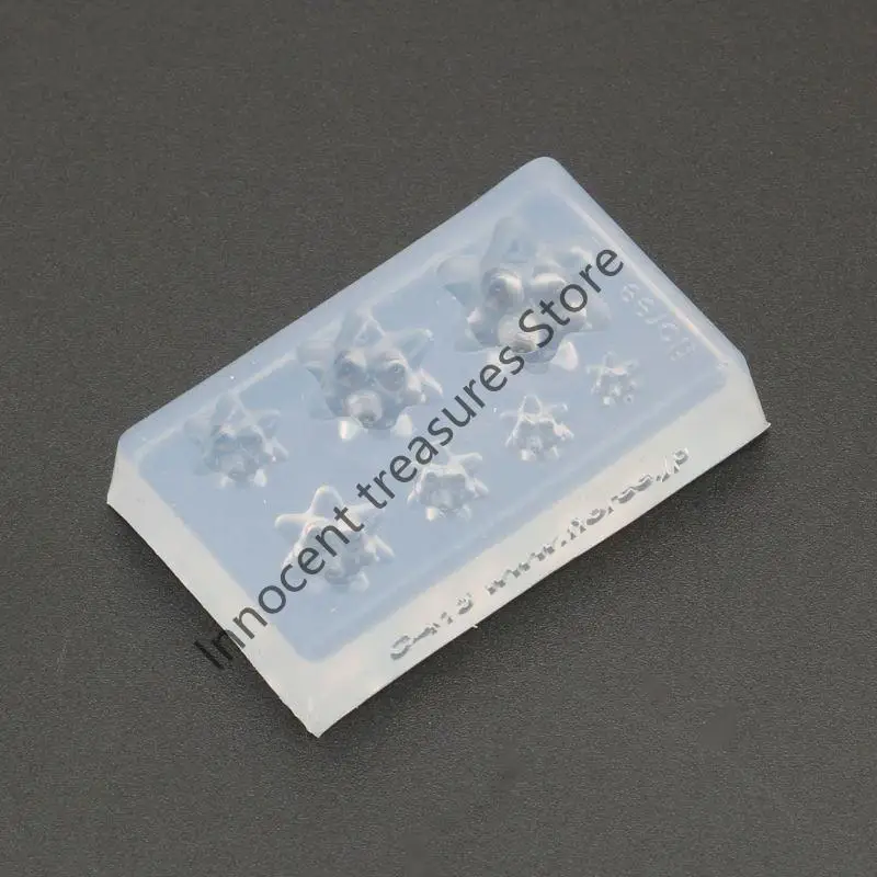 3XUA قوالب راتنجات الايبوكسي السيليكون لألعاب الصب DIY صنع اللوازم والمواد الحرفية أداة بداية فنية مثالية للمبتدئين #6