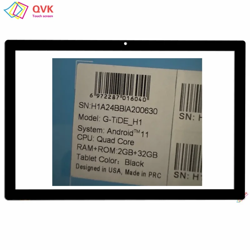 10.1Inch Black For G-TiDE H1 Tablet PC Capacitive Touch Screen Digitizer Sensor External Glass Panel