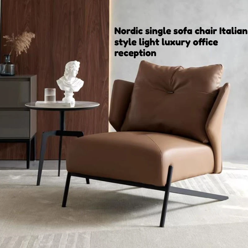 

Kitchen Bedroom Chair Pad Cushion Back Support Single Living Room Chair Relax Vanity Floor Single Italian Home Furniture