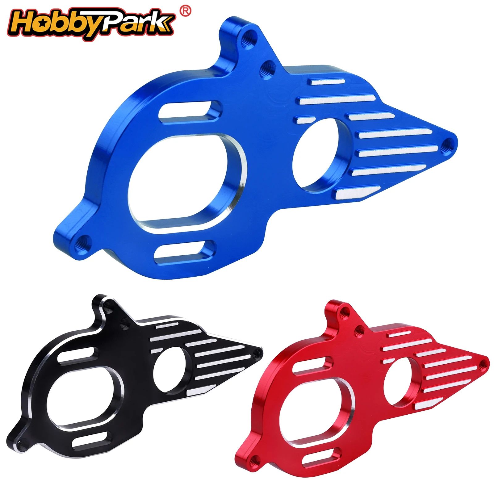 HobbyPark Aluminium verstellbare Motorhalterung für 1/10 Arrma Granite Mega Typhon Big Rock Senton Outcast Kraton Monster Truck RC Car