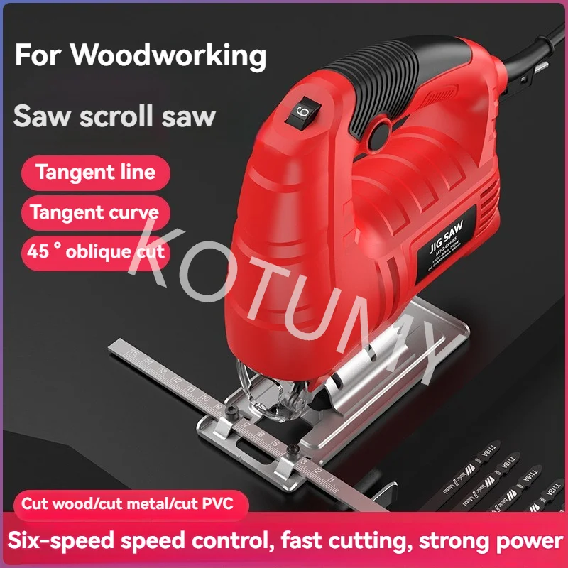 55 Type Electric Curve Saw Handheld Multifunctional Woodworking Electric Saw Household Flower Saw Woodworking Tool