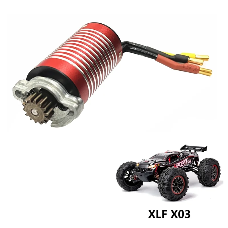 

Бесщеточный двигатель для XLF X03 X04 X03A Max X04A Max 1/10 RC Car Бесщеточный Monster Truck Обновление деталей Запчасти Аксессуары